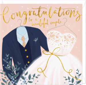 Beautiful Couple Wedding Card